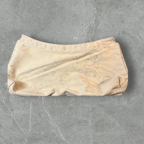 Retired Thirty-One Skirt Purse Cover -Khaki w/Swirls - Picture 2 of 2